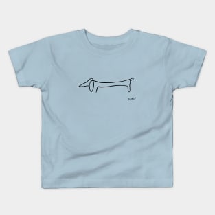 Picasso's sausage dog Kids T-Shirt